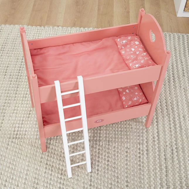 Emery's World - Pretend & Play Double Doll Bed - Best for Ages 3 to 6 - US 3723