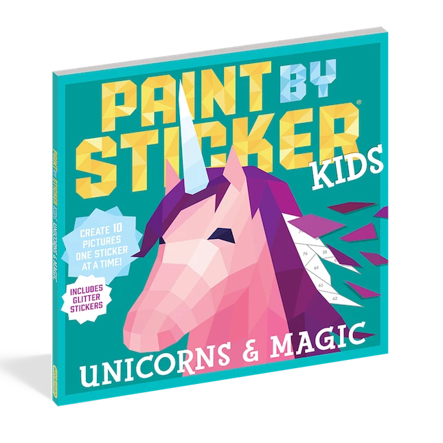 Paint By Sticker Kids - Unicorns & Magic - Best for 5 year olds - US 6182
