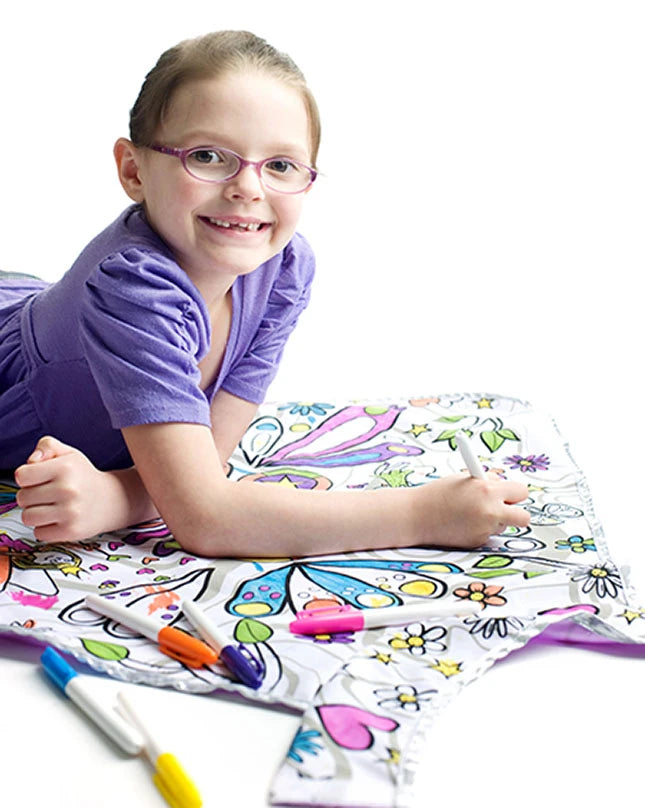 Color Me Cape - Fairy - Best Arts & Crafts for Babies - Fat Brain Toys - US 4482