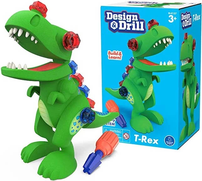 Design & Drill T-Rex - Best Building & Construction for Ages 3 to 4 - US 6078