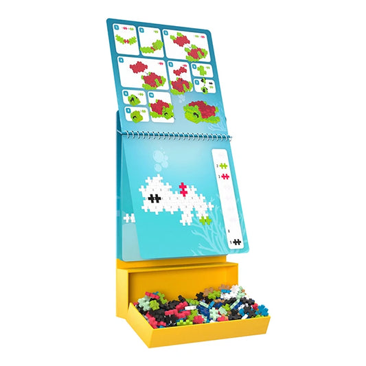 Plus-Plus Activity Pad - Ocean - Best Arts & Crafts for Ages 5 to 10 - US 6558