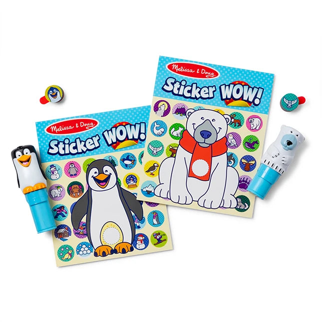 Sticker WOW! Activity Pad & Sticker Stamper Value Pack - Winter - - US 9725
