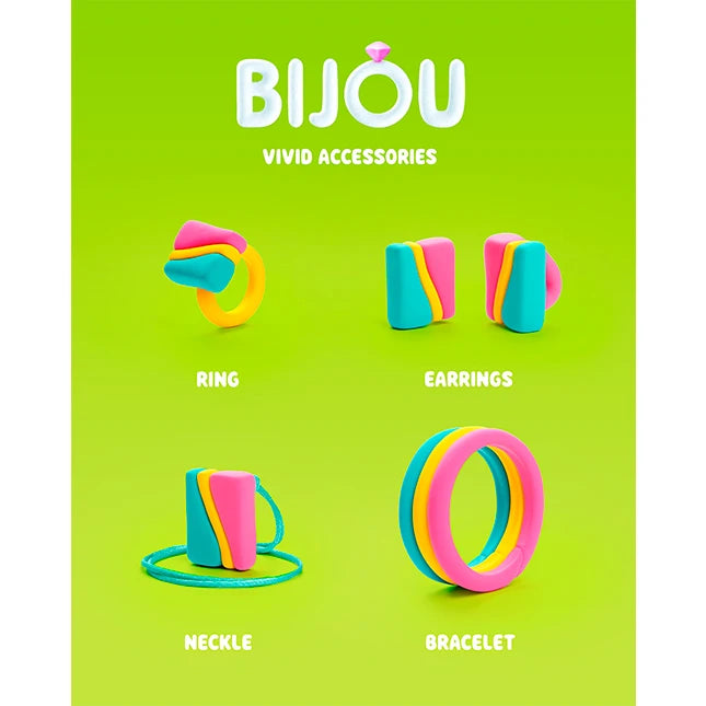 Hey Clay Bijou Vivid Accessories - Best Arts &amp; Crafts for Ages 5 to 10 - US 1631