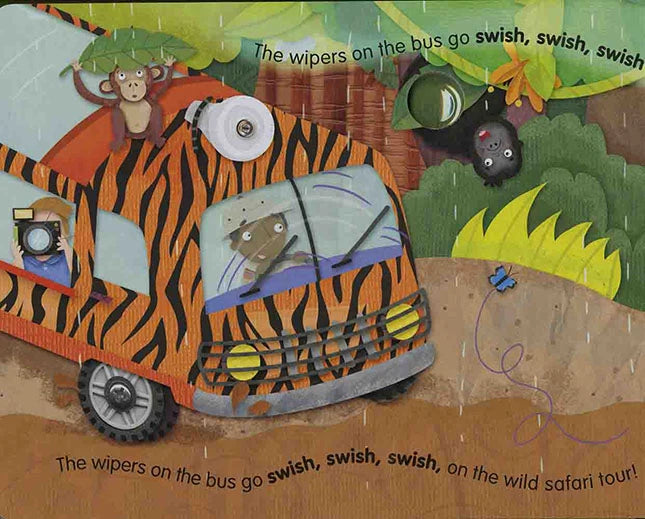 Poke-A-Dot Wheels on the Bus Wild Safari - Best Books for Ages 3 to 4 - US 1250