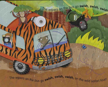 Poke-A-Dot Wheels on the Bus Wild Safari - Best Books for Ages 3 to 4 - US 1250