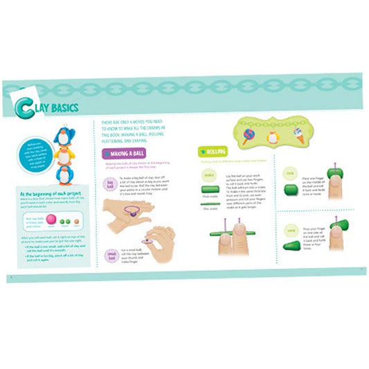 Klutz Clay Charms - Best Arts &amp; Crafts for Ages 8 to 10 - US 8559