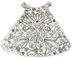 Color Me Cape - Fairy - Best Arts &amp; Crafts for Babies - Fat Brain Toys - US 4482