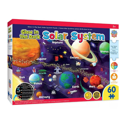 Glow In The Dark Solar System - 60pc - Best Puzzles for Ages 5 to 10 - US 1185