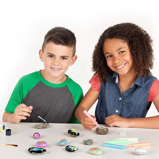 Glow in the Dark Rock Painting Kit - Best for Ages 6 to 11 - US 9307