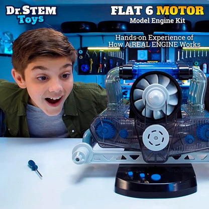 Dr. STEM Toys Flat 6 Motor - - Fat Brain Toys - US 3730